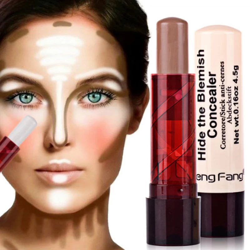 Face Concealer Pen Long Lasting Dark Circles Corrector Contour Concealers Base Highlighter Foundation Makeup Tools | Красота и
