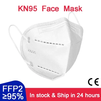 

FFP2 KN95 Face Masks Adult Face Mouth Mask Anti Dust 5 layers Protective Reusable Particulate Respirator in stock dropship Masks