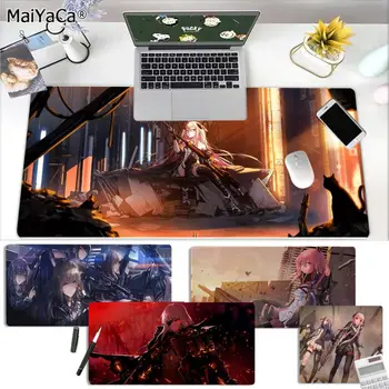 MaiYaCa Simple Design Girls Frontline Anime Large Mouse pad PC Computer mat Rubber PC Computer Gaming mousepad maiyaca hot sales anime steins gate natural rubber gaming mousepad desk mat large lockedge mousepad laptop pc computer mouse pad