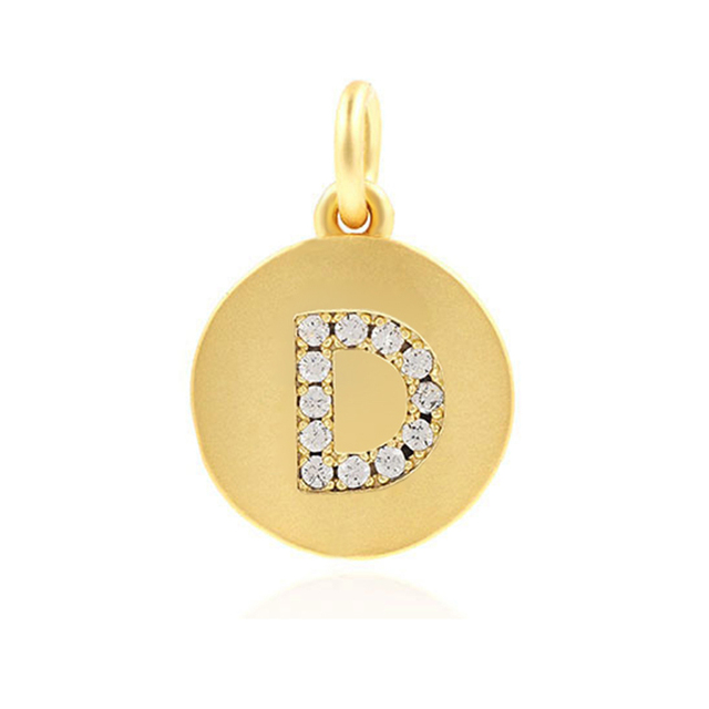 Letter Charms for Jewelry Making Supplies Charm Accessories Finding Diy Bracelet Necklace Earring copper Mosaic CZ 1pcs