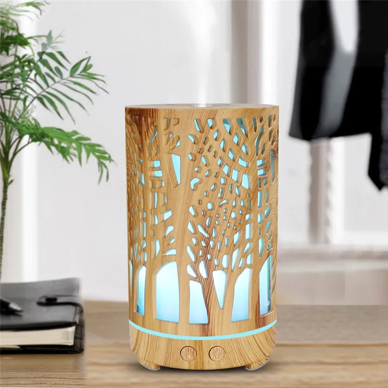 Wood Aroma Air Humidifier Essential Oil Diffuser Aromatherapy Electric Ultrasonic cool atomizer Mist Maker Mini for Home|Humidifiers| - AliExpress