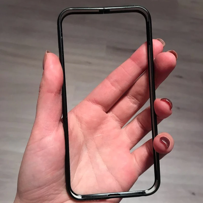 Для iPhone 5 5S 6 6S 7 8 Plus X XS XR 11 Pro Max чехол Алюминиевый металлический бампер рамка чехол для iPhone X XS MAX Ультратонкий чехол