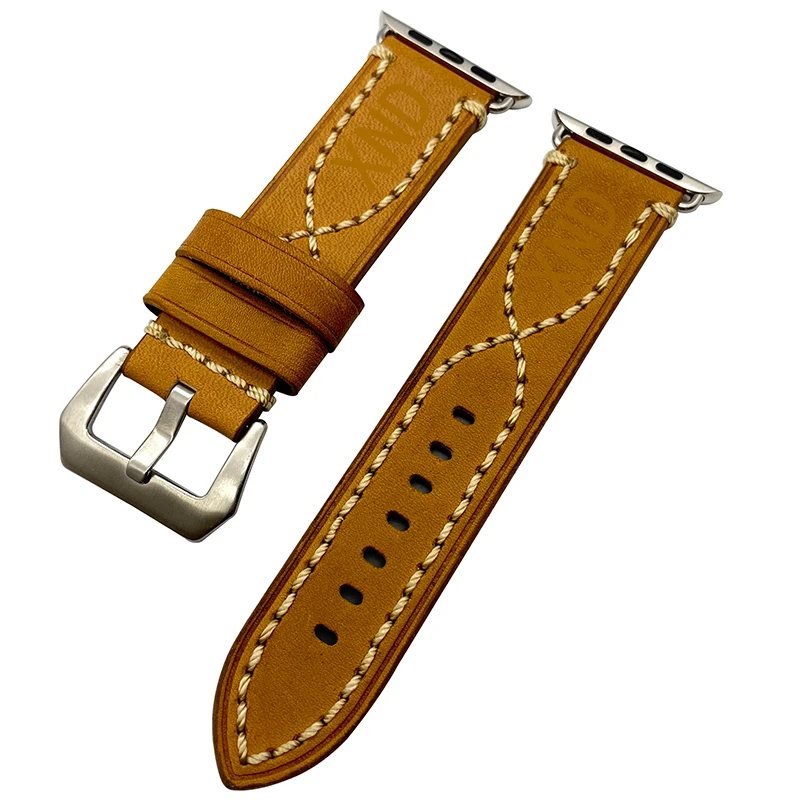 Ремешок из натуральной кожи для apple watch band 5 4 44 мм 40 мм Высокое качество iwatch correa 3 42 мм 38 мм браслет аксессуары для часов