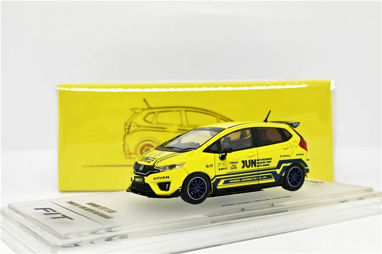 INNO64 1: 64 Honda Fit 3 rs, настроенный Jun автомеханик Гонконг специальное издание литья под давлением модель автомобиля