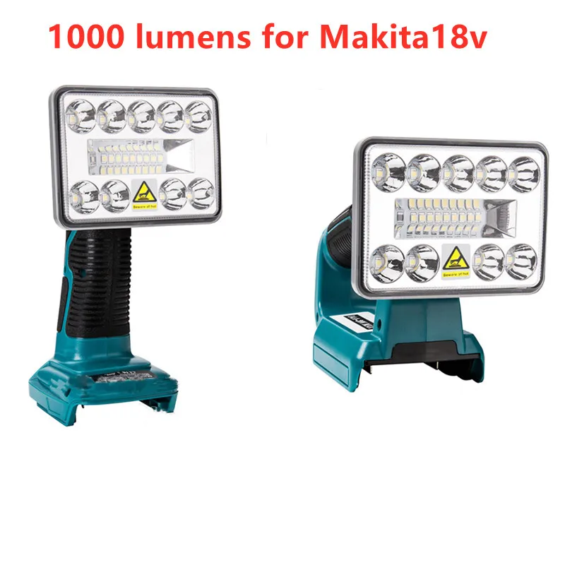 NEW LED Lamp Work Light Flashlight For Makita BL1430 BL1830(NO Battery NO Charger)Lithium USB Outdoor Lighting | Электроника