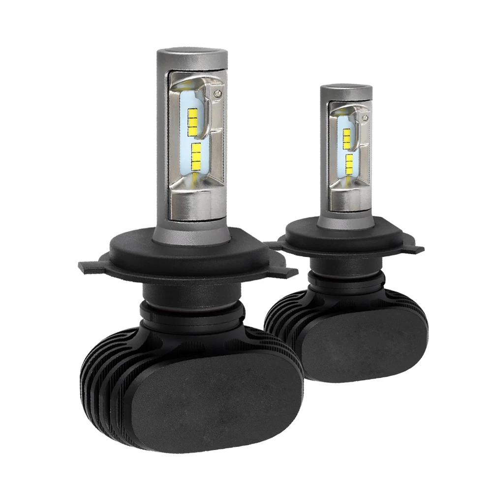 

2pcs Car Headlight Bulbs H1 H3 H7 H11 9005 9006 880 H4 H13 9004 9007 40W 6000lm 6000K 12V Auto Headlamp Fog Light Bulb Headlamp