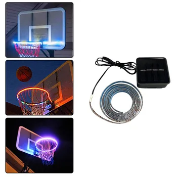 

Light up LED Basketball Hoop Light Solar Power Color Changing Induction Lamp SMN88