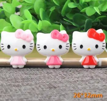 

Flat Back Resin Kawaii DIY Animal Cartoon cat Resin Craft Decoration For Hair Bow Hair Clip Center diy scrapbook accessorie