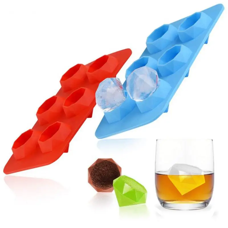 

DIY Tool Whiskey Wine Cocktail Ice Cube 3D Silicone Mold Ice Cube Maker Diamond Shape Chocolate Mould Tray Ice Cream Mould