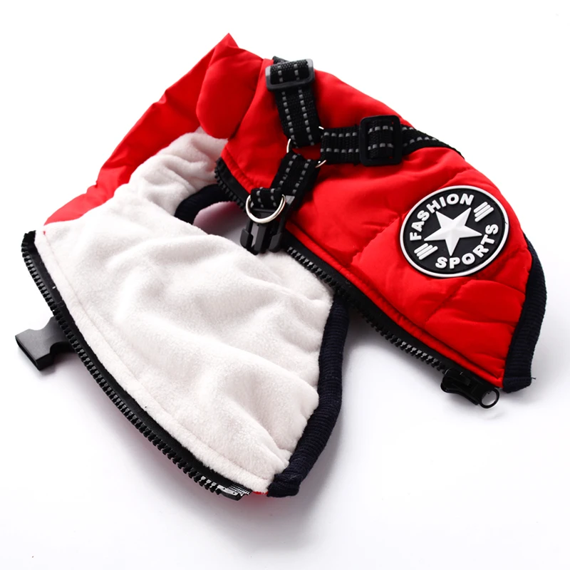 Smartpet Winter Pet Dog Clothes Super Warm Jacket Thickening Cotton Coat Waterproof Dog Ski Suit Outfit For Small Medium Dogs