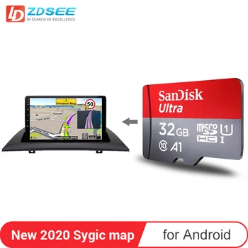

32GB GPS Sygic map for BMW X3 E83 car radio android Navigation Maps free update micro SD card Europe spain middle east