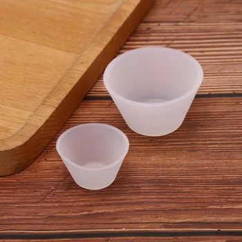 

5Pcs/lot Silicone Distribution Cup Resin Glue Tools Glue Distribution Cup Resin Molds For Jewelry Crystal Scale Jewelry Tools