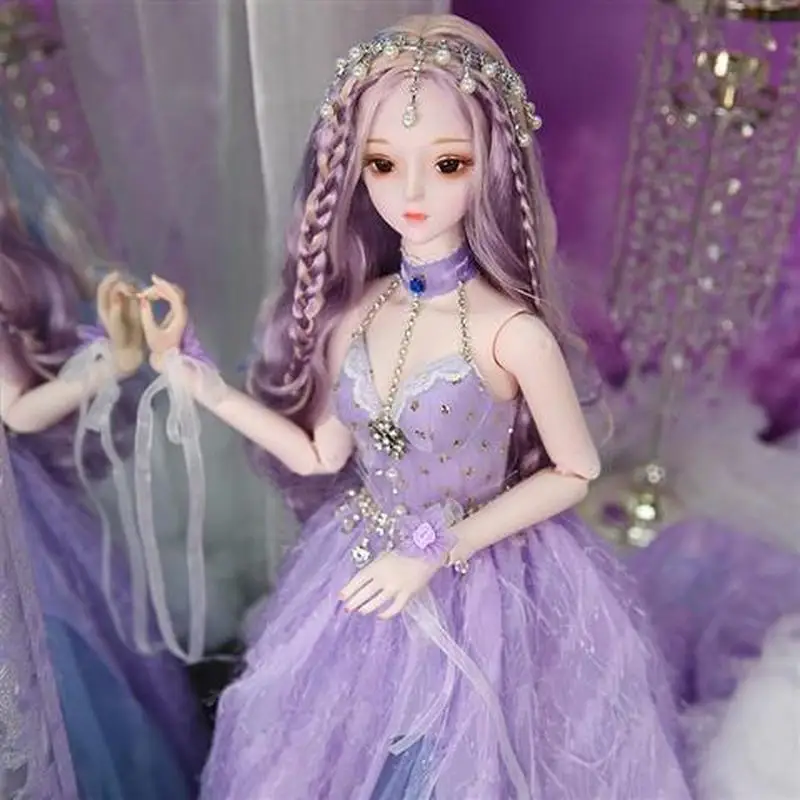 62 см BJD кукла 1/3 шарнир тела ручная роспись набор для макияжа с одеждой обувь ювелирные изделия и Подарочная коробка SD куклы высокого качества игрушка