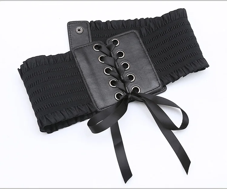 10 шт./партия, женская мода, эластичный пояс с кисточками, эластичная застежка, широкий корсетный пояс, 5 цветов