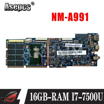 

NM-A991 original mainboard for Lenovo MIIX 720-12IKB with 16GB-RAM I7-7500U Laptop motherboard