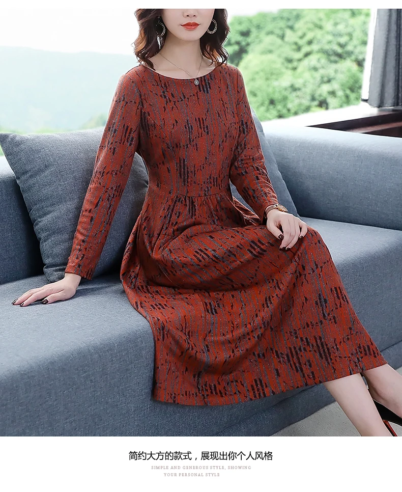 ASYH-8229# вечерние платья, длинное темно-красное платье с круглым вырезом и рукавом для выпускного вечера, свадебное платье,, платье для выпускного бала