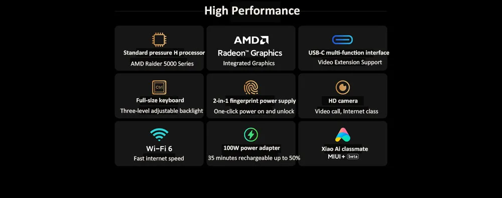 Xiaomi Mi Notebook Pro 15 2021 Ryzen Edition AMD Ryzen 7 5800H OLED Display 15.6 Inch Win10 Laptops 16GB RAM 512GB SSD Computer