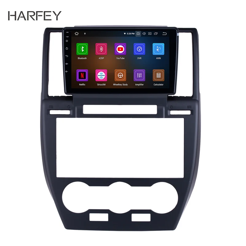 Harfey 9 inch Android 9.0 for 2007 2008 2009-2012 Land Rover Freelander Radio Bluetooth HD Touchscreen GPS Navigation Carplay su |