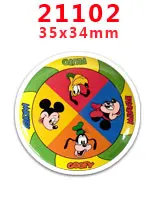 21102 30 шт плоское украшение из смолы Микки Смолы pr20361 - Цвет: 21102