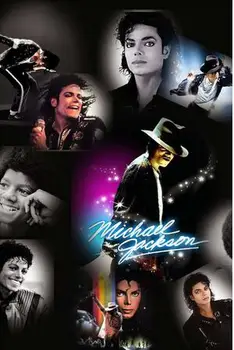

More Style Michael Jackson Art Print Silk Poster for Your Home Wall Decor 24x36inch