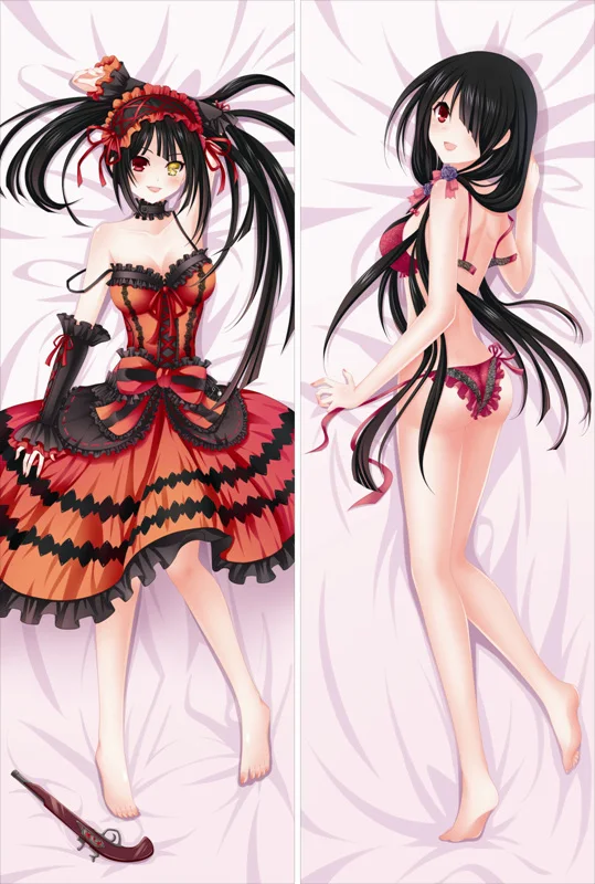 S5 Аниме Дата живой дакимакура чехол Yatogami Tooka персонажи Tokisaki Kurumi Bolster чехол Itsuka Kotori Yoshino обнимает чехол для подушки - Цвет: S5