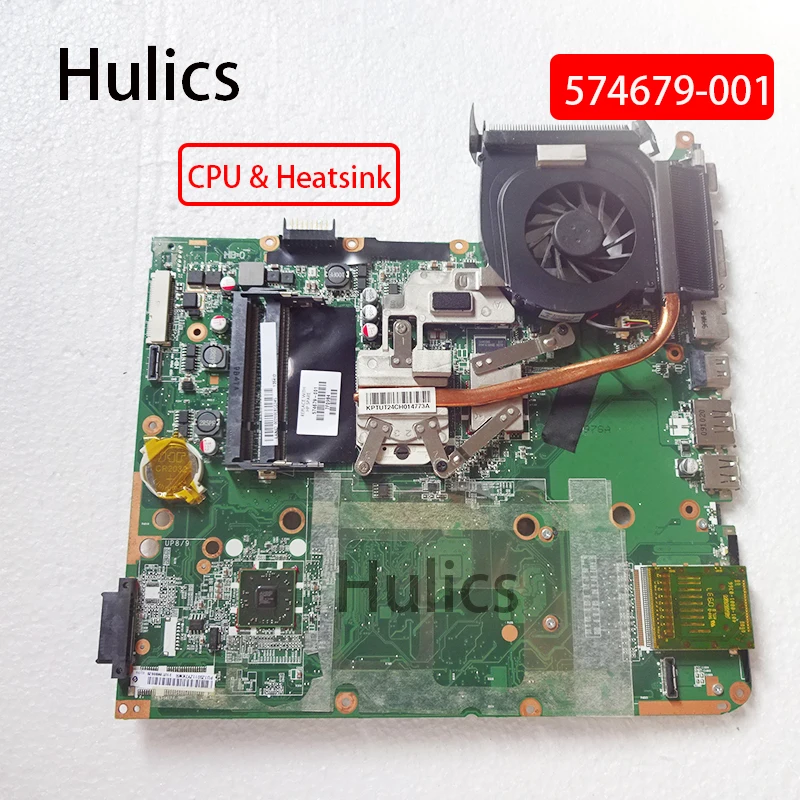

Hulics Original laptop motherboard for HP Pavilion DV7 DV7-3000 574679-001 DA0UT1MB6E1 DDR2 cpu & heatsink and fan