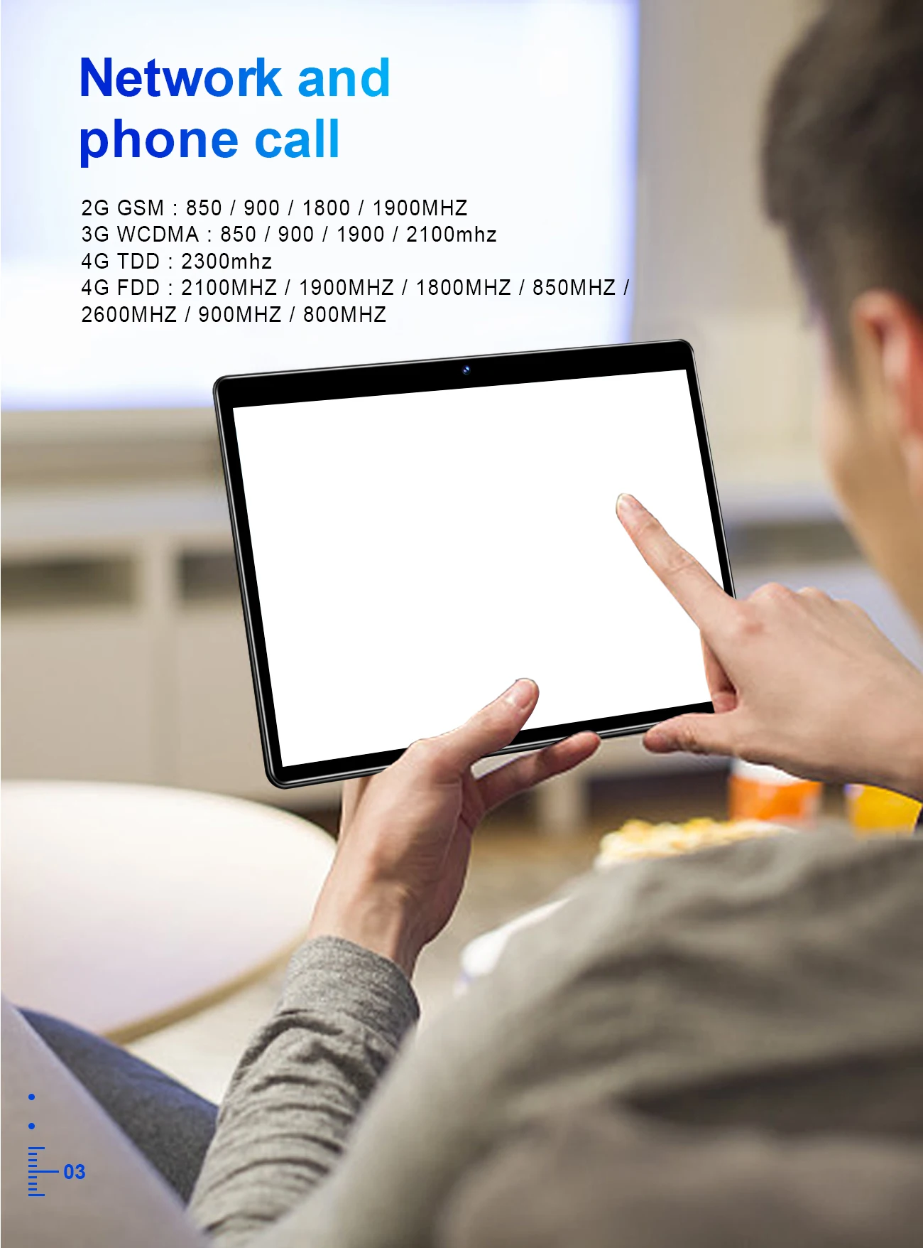 10.1 Inch Android 9.0 Tablet - Octa Core, Phone Call, Google Play, 4GB RAM, 64GB ROM, WiFi, Bluetooth, Type-C, Pad 2023 Description Image.This Product Can Be Found With The Tag Names Computer Office, Tablets