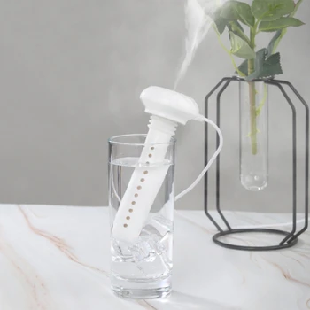 

White Adjustable Height Donut USB Humidifier Portable Ultrasonic Mist Maker Aroma Diffuser for Home Office Air Humidifiers