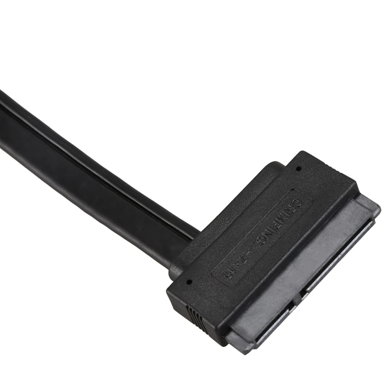22pin SATA для eSATA USB кабель для передачи данных Кабель-адаптер 0,5 м для жестких дисков черный
