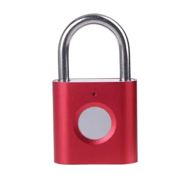 

USB Rechargeable Smart Biometric Fingerprint Padlock Keyless Drawer Lock Fingerprint Unlock File Cabinet Anti-theft Lock
