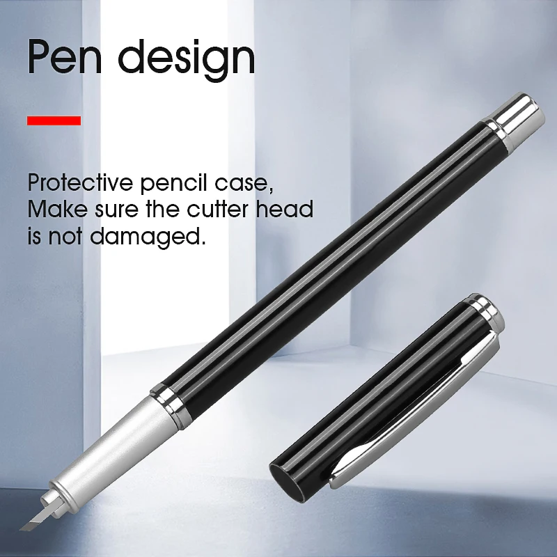 

COMPTYCO Fiber Cutting Pen Diagonal Tungsten Optical Fiber Cleaver Pen Type Cutter Cleaving Tool Blade durable