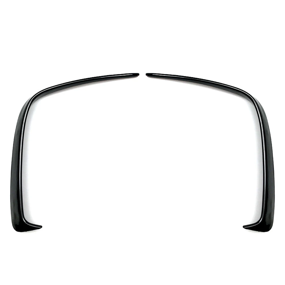 Для Mercedes Benz A Class A180 A200 A250 A260 Sport A45 AMG 2013- автомобильные аксессуары задний бампер вентиляционное отверстие накладка наклейки - Название цвета: Gloss Black