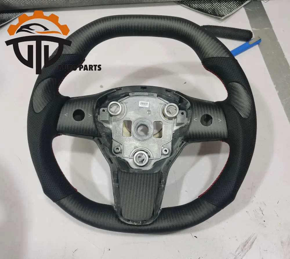 matt carbon fiber steering wheel for Tesla Model 3 17 - Racext matt carbon fiber steering wheel for Tesla Model 3 - - Racext 16