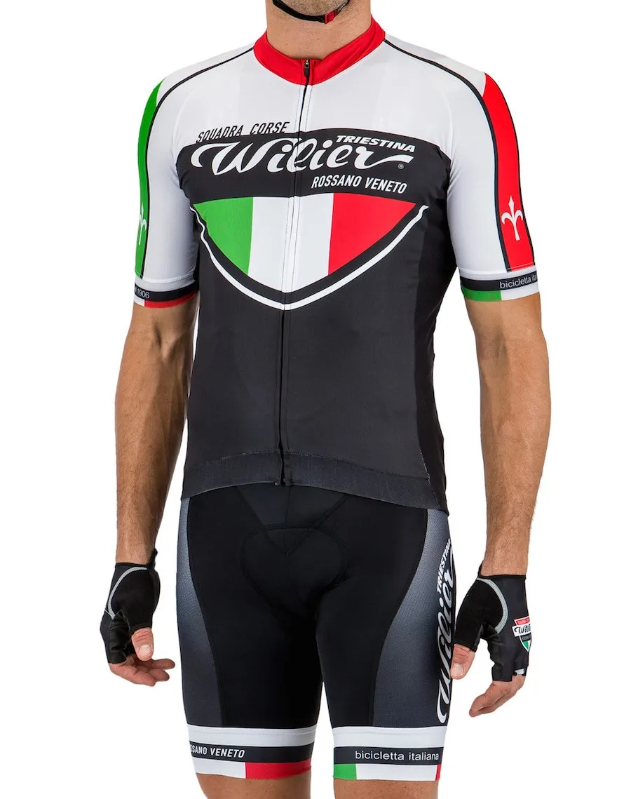 Wilier короткий рукав майки для велоспорта нагрудник наборы Ropa Ciclismo Mtb Bicicleta горный велосипед Майо Одежда для велоспорта