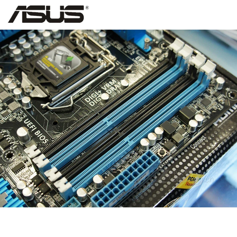 LGA 1155 ASUS P8Z77-V Pro 1600 МГц DDR3 Материнская плата по стандарту ATX 32 Гб PCI-E X16 настольный компьютер ПК материнская плата Б/у