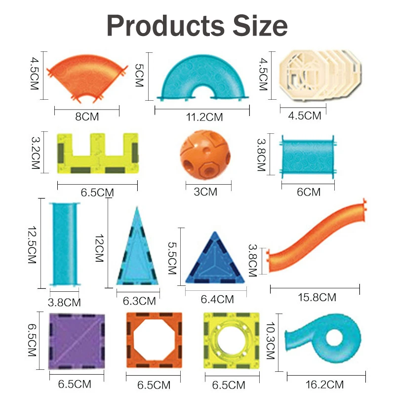 Magnetic Building Blocks Magnet Maze Ball Track Blocks Magnetic Designer Construction Set Educational Toys For Children Gift magnetic building blocks magnetic assembly toy