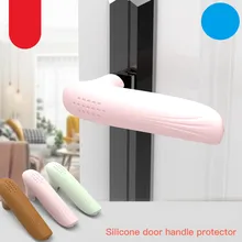 2 в 1 Дверная ручка Защитная крышка Детская безопасность силикагель дверная ручка перчатки детская комната дверь