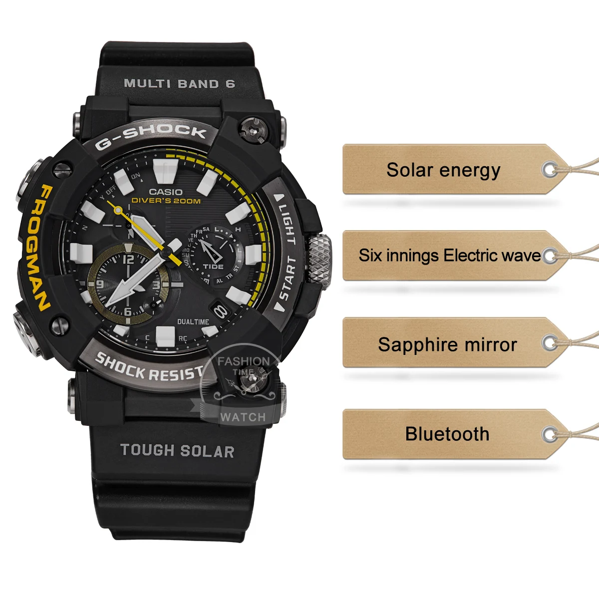 Casio watch for men g shock new style Solar Bluetooth 200m Waterproof  quartz Fashion men watch