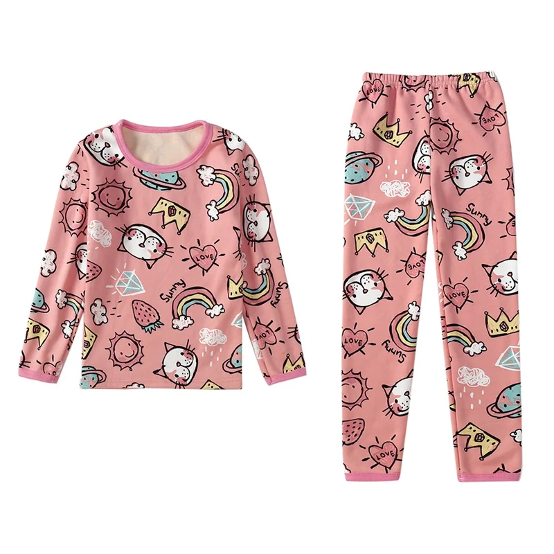 G kids pajamas boys girls Clothes cute pyjamas children sleepwear baby pajamas sets pajamas cotton nightwear clothes kids clothing - Цвет: G
