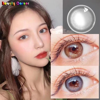 

ManNi Color Contact Lens Soft Colored Yearly Circle Eye Contact Lenses