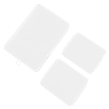 

3PCS Dustproof Portable Mask Case Storage Organizer Masks Container Safe Pollution-Free Disposable Mask Storage Box