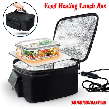 

US/UK/EU/AU Plug Portable Lunch Bag Instant Food Heater Car Home Warmer Lunch Bag