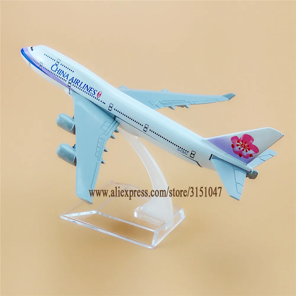 Модель самолета из металлического сплава авиакомпании Air Тайвань China Airlines B747