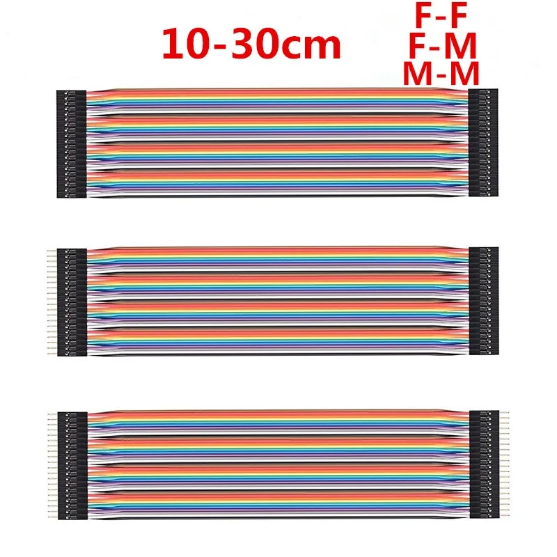 20 Pin Dupont Line 10 30 см папа Папа Женский Соединительный провод кабель для макетной