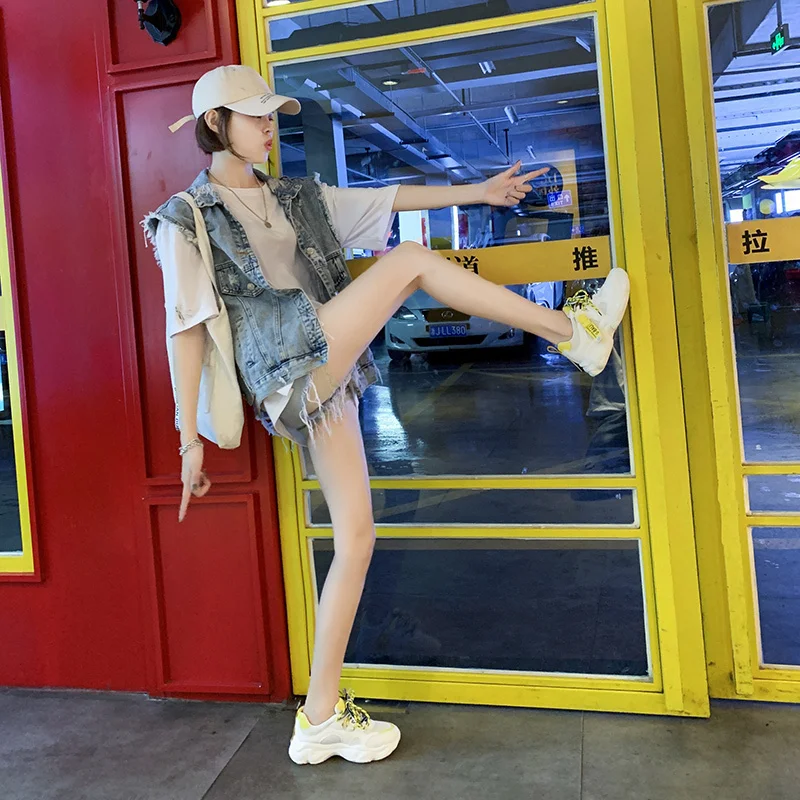 Модная дышащая обувь на плоской подошве; белые женские туфли; zapatos De Mujer; женские кроссовки; женская обувь на танкетке; обувь на массивном каблуке; Ayakkab