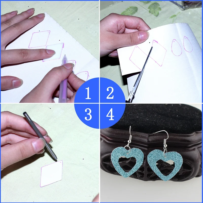 Кожаные серьги DIY набор ювелирных инструментов аксессуары материалы для изготовления женских сережек кулон ювелирные изделия ручной работы