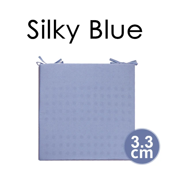Silky Blue 3.3cm PurenLatex 40*40/45*45 Таиланд натуральный латекс сиденье Подушка стул бедра Ортопедическая подушка сиденье латексные коврики защита от копчика - Цвет: Silky Blue 3.3cm