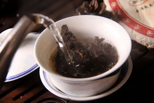 2012 Liming золотой павлиний чай премиум класса Menghai Шу Ripe Pu erh торт 357 г| |