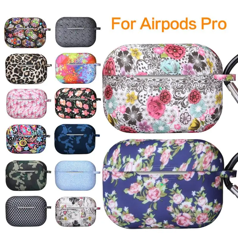 

Painted Protective Case For Apple Airpods Pro Wireless Earphone Silicone Cover Case Many Kinds Of Design Optional Fashion Shell
