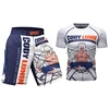 Cody Lundin Men 3D Printed MMA Jiu jitsu gi Rashguard Compression Male Kickboxing Shorts Fitness Trainning Sets Active Wear 2